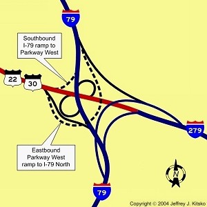 New ramps at I-79 and I-279