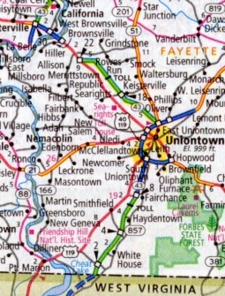 Rand McNally's Correct Version of Turnpike 43 in the 2009 Atlas