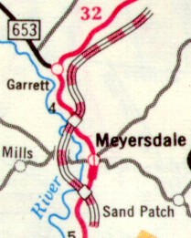 Meyersdale Bypass in 1976