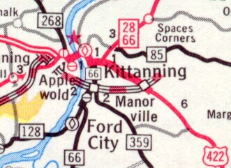 Kittanning Bypass in 1971
