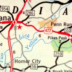 US 422 east of Indiana in 1967