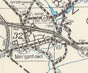 Morgantown in 1976