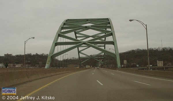 Northbound on the Birmingham Bridge