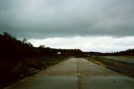 Abandoned southern end near the old airport