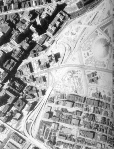 Progress on the Crosstown Boulevard in 1963