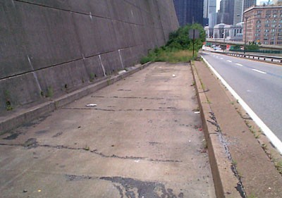 The abandoned ramp to PA 380