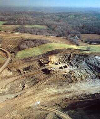 I-76/PA Turnpike interchange under construction