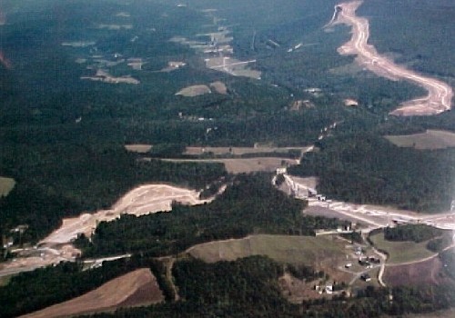 Facing northeast from Port Matilda towards State College