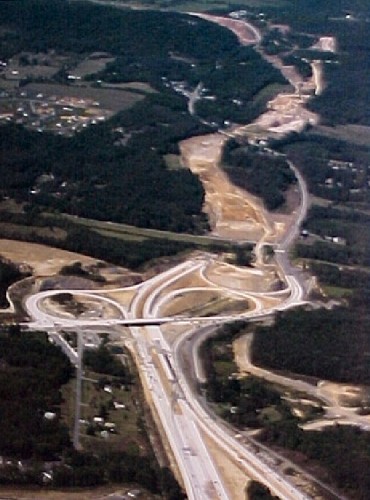 Looking southbound towards Bald Eagle Mountain