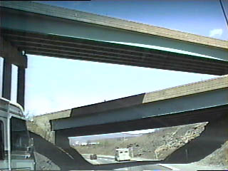 Closer view of the old stack interchange at I-81/I-84/I-380