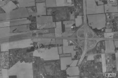 Aerial picture of the interchange