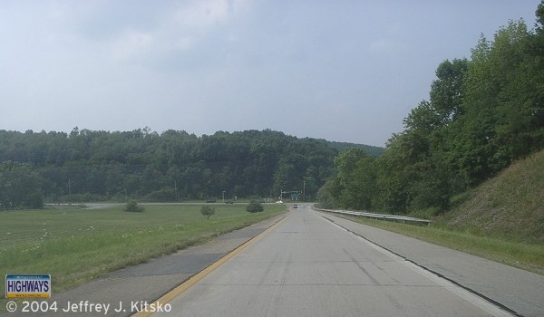 Current end of the expressway alignment at Beechers Court