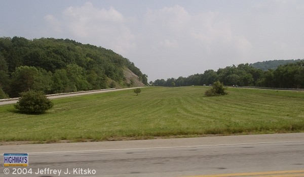 Looking at the expressway alignment from PA 56