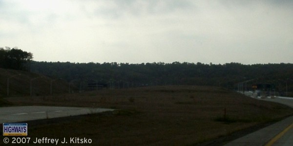 Temporary eastern end of PA Turnpike 576