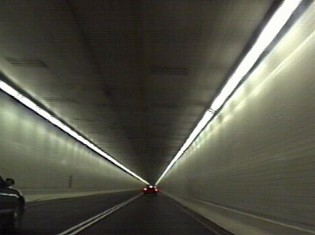Within the tunnel