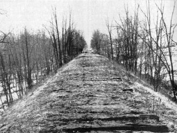 Small part of the roadbed in 1885
