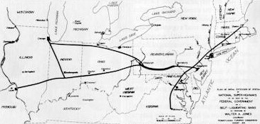 Walter Jones' original 1,800-mile-long system plan