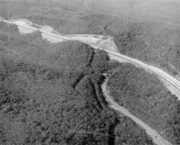 New Turnpike crossing over the Sideling Hill Tunnel