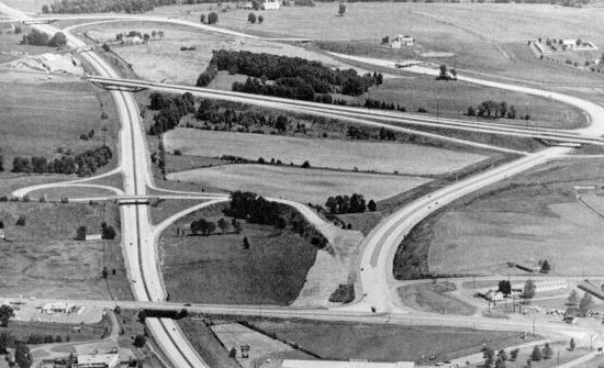 US 222's new interchange