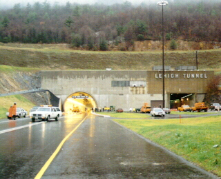 Lehigh Tunnel under construction