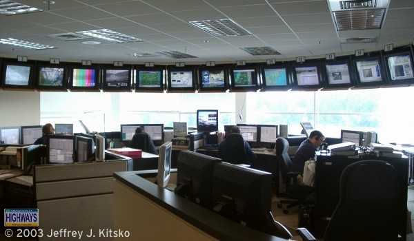 The command center in the PTC headquarters where ATIS information originates