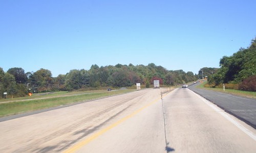 Stub ramp at East State Street east of Doylestown