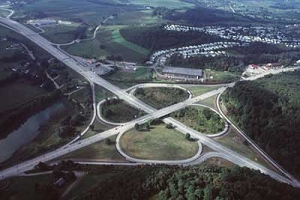 Original cloverleaf interchange