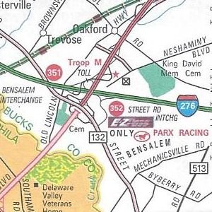 Street Road E-ZPass slip ramp completed on the 2011 official road map