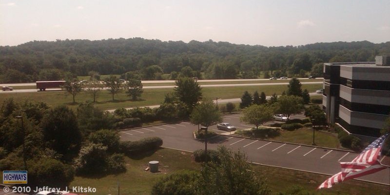 View of US 422 from my hotel room window on the morning of the 2010 SEPA Meet