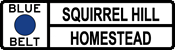 Blue Belt - Squirrel Hill/Homestead sign
