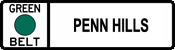 Green Belt - Penn Hills sign