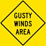 Gusty Winds Area sign