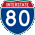 I-80 marker