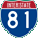 I-81 marker