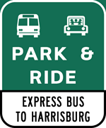 Exit 85A Park & Ride sign