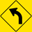Left Curve sign
