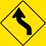 Left Reverse Curve sign