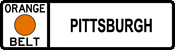 Orange Belt - Pittsburgh sign