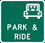 Park & Ride sign