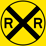 Railroad Warning sign