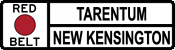 Red Belt - Tarentum/New Kensington sign