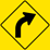 Right Curve sign