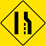 Right Lane Ends sign