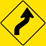 Right Reverse Curve sign