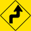 Right Reverse Turn sign