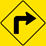 Right Turn sign