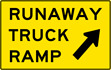 Runaway Truck Ramp sign