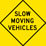 Slow Moving Vehicles sign