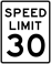Speed Limit 30 sign