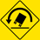 Truck Rollover Left sign